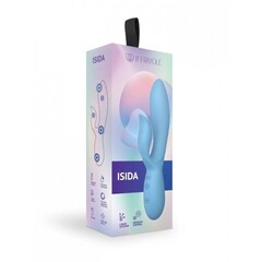 Вибратор кролик из жидкого силикона Isida, цвет небесно-голубой (INFINITE)