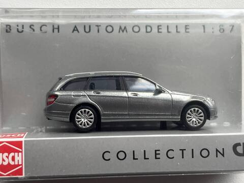 Busch автомобиль 2007 Mercedes-Benz C-Klasse Station Wagon w/Sunroof 1:87 НО