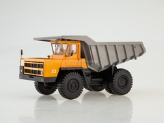 BELAZ-7522 Dump truck early orange-gray 1:43 Dealer models BELAZ