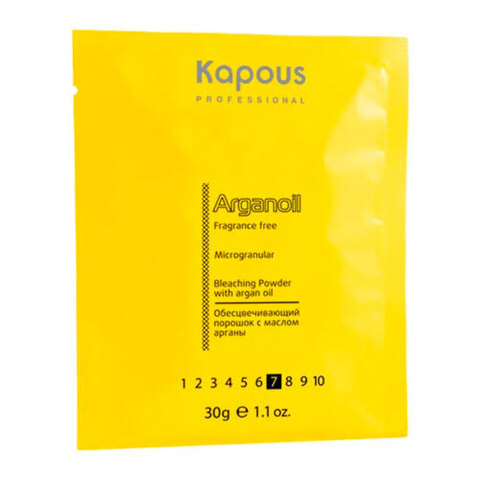 Kapous Arganoil Bleaching Powder With Argan Oil - Обесцвечивающий порошок с маслом арганы для волос