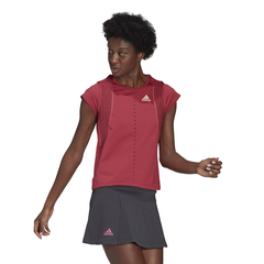 Женская теннисная футболка Adidas Primeknit Primeblue Tee W - wild pink
