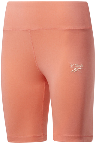 Женские теннисные шорты Reebok Womens RI SL Fitted Logo Shorts - twisted coral