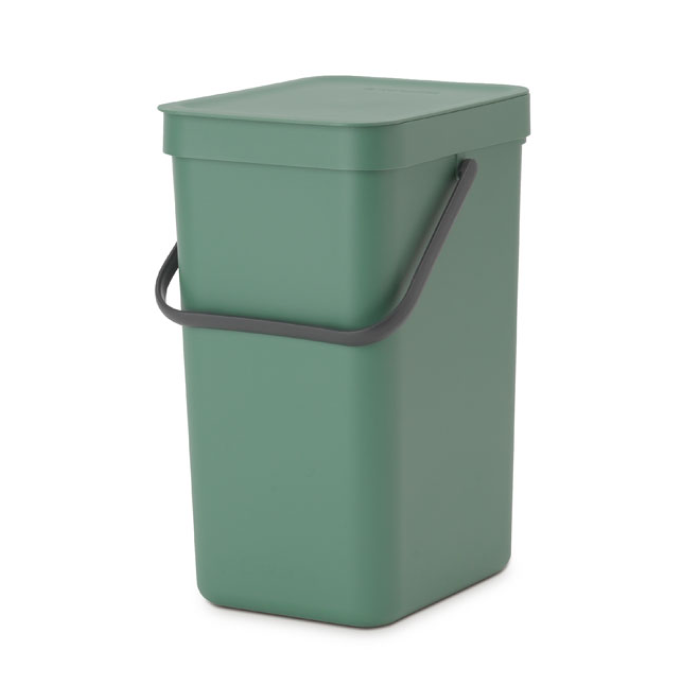 Встраиваемое мусорное ведро Sort & Go (12 л), Темно-зеленый, арт. 129803 - фото 1