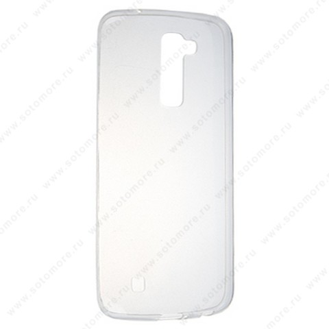 Накладка силиконовая ультра-тонкая для LG K10 прозрачная