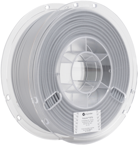 Пластик для 3D-принтера PolyMaker PolyLite PETG, 1.75 мм, 1 кг, Серый