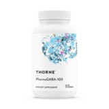 Гамма-аминомасляная кислота (ГАМК), PharmaGABA-100, Thorne Research, 60 капсул 1
