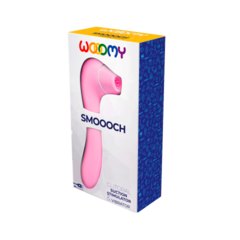 Клиторальный стимулятор Smoooch розовый от WOOOMY