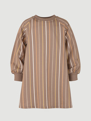 Платье на манжетах Mjölk Cocoa Stripes