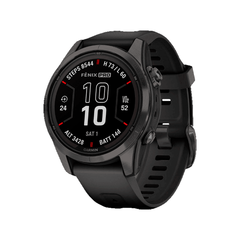 Умные часы Garmin Fenix 7S Pro, 42mm, Sapphire Solar DLC Titanium Carbon Gray (010-02776-11)