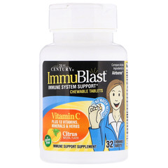 21st Century, Витамины ImmuBlast, Цитрусовый вкус, 32 Жевательные таблетки