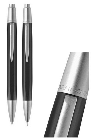 Ручка шариковая Caran d'Ache Office Alchemix Rubber & Matt Chrome (4881.109)