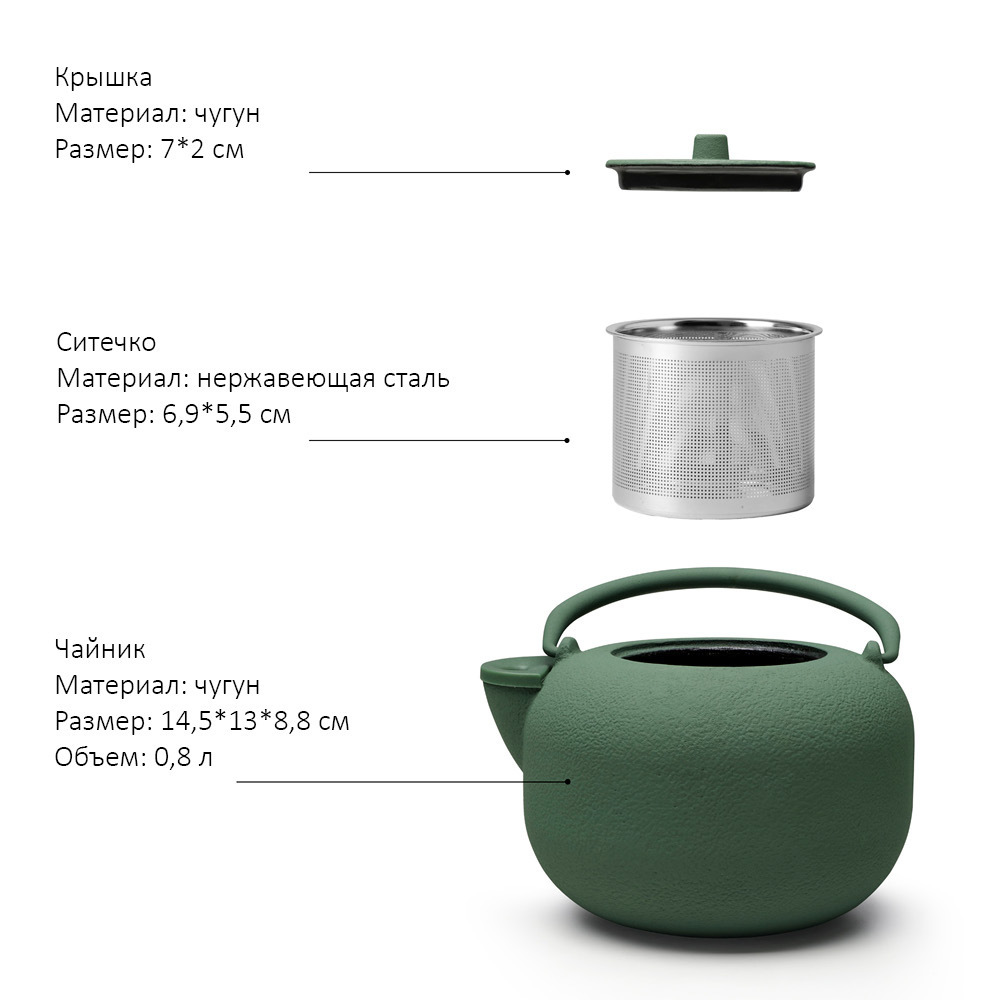 Чайник заварочный с ситечком Viva Scandinavia 