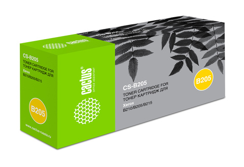 Картридж лазерный Cactus CS-B205 106R04348 черный (3000стр.) для Xerox B205, 210, 215 Multifunction printer