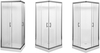 Aquanet 168416 Компл.2 - NAA1142 Душевая шторка Alfa Cube (900 х 900 х2000) стекло прозрачное хром (168416)