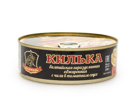 Килька балтийская с чили "Хавиар", 240г