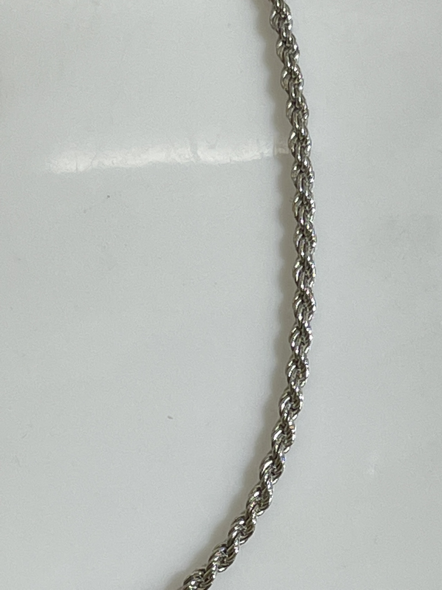 Веревка 0,4 (серебряная цепочка)
