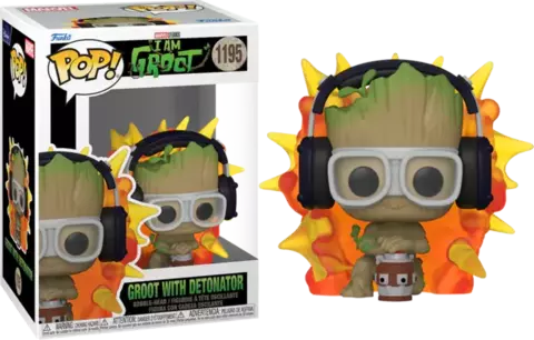 Funko POP! Marvel. I am Groot: Groot with Detonator (1195)