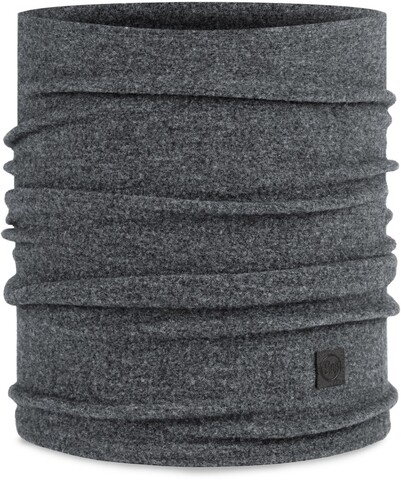 Картинка шарф-труба Buff Merino Fleece Grey - 1