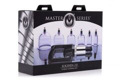 Набор помп для стимуляции Sukshen 6 Piece Cupping Set with Acu-Points - 