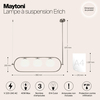 Подвесной светильник Maytoni Erich MOD221PL-03N