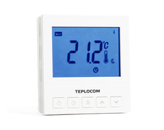 Терморегулятор Teplocom Бастион TS-Prog-220/3A проводной комнатный программируемый (913)