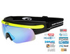 Комплект лыжные очки-маска Goggle Shima+ Yellow-Rainbow + Линза Orange