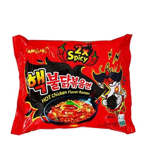 Лапша Samyang со вкусом курицы Hot Chicken Flavor Ramen 2x Spicy