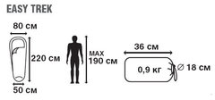 Спальный мешок Trek Planet Easy Trek (70310/70303)