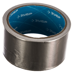 ЗУБР 50 мм, 10 м, 60 гр/м2, самоклеящаяся алюминиевая лента, Профессионал (12262-50-10)