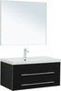 Aquanet 287640 Набор Верона 90 New цв.черный матовый (раковина Aquanet) (287640)