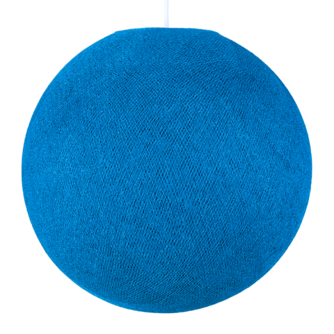 Хлопковый шар - подвес Синий