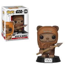 Фигурка Funko POP! Bobble Star Wars ATG Wicket w/Pin (Exc)