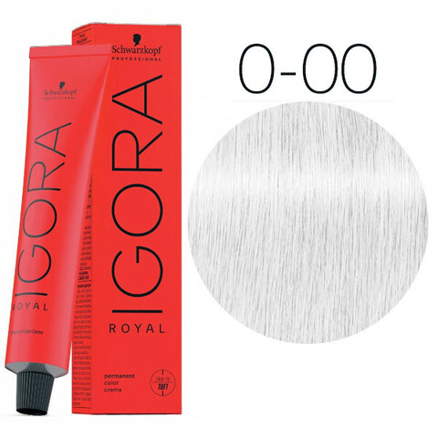 Schwarzkopf Igora Royal New 0-00 (Чистый) - Краска для волос