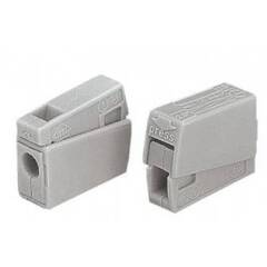 Клемма 2х(0.5-2.5кв.мм) для светильников с пастой бел. WAGO 224-122