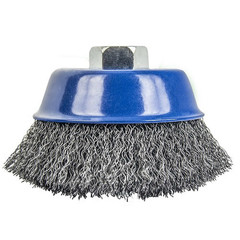 Кордщетка для МШУ чашеобразная мягкая ПРАКТИКА 100 мм М14 (1шт.) блистер (773-286)