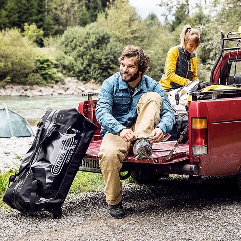 Картинка сумка на колесах Ortlieb Duffle RS110 yellow - 18