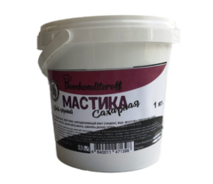 Мастика на какао масле Domkonditeroff 1 кг черная