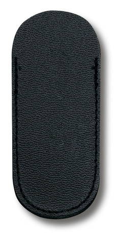 Чехол кожаный Victorinox, чёрный для ножей 74 mm, толщиной ножа 1-2 уровня