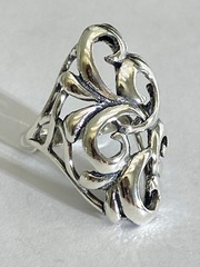 Хохлома (кольцо  из серебра)