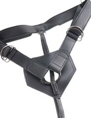 Телесный страпон на трусиках Strap-on Harness Cock - 20,3 см. - 