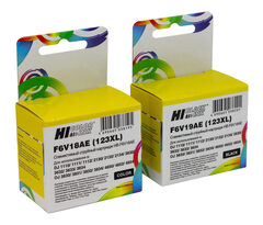 Комплект струйных картриджей Hi-Black (№123XL) для HP F6V19AE(Bk)+F6V18AE (3-сolor)