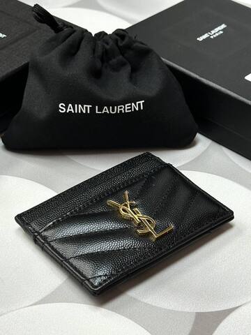 Держатель для карт Saint Laurent CASSANDRE MATELASSÉ GRAIN DE POUDRE