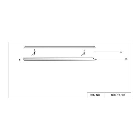 Шинопровод магнитный Favourite Unica 1002-TB-300 3м