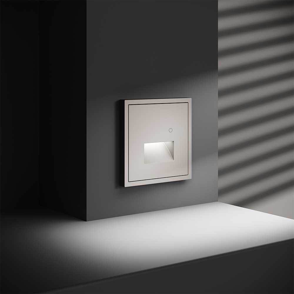 Подсветка светодиодная встраиваемая Voltum S70 с датчиком, (кашемир) VLS070703