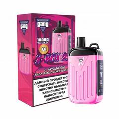 Одноразовая электронная сигарета Gang Xbox 2.0 18000 - Бабл Гам Смородина (18000 затяжек)