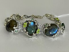 Каберне-нат(серебряный браслет)