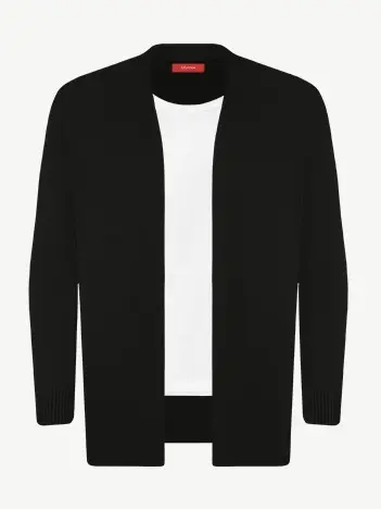 Кардиган с планкой из шелка