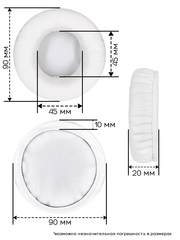 Амбушюры pioneer HDJ-1000, HDJ-1500