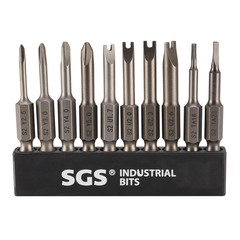 Набор бит SGS Spanner/Tri-Wing/TA S2 50мм 10шт 6350-10C