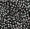 Ткань штапель твил принт 140 гр/м2, 100% вискоза, ш. 145 см, черный